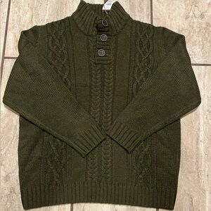 NWT Weatherproof Men's Dark Green Turtleneck Sweater XXL